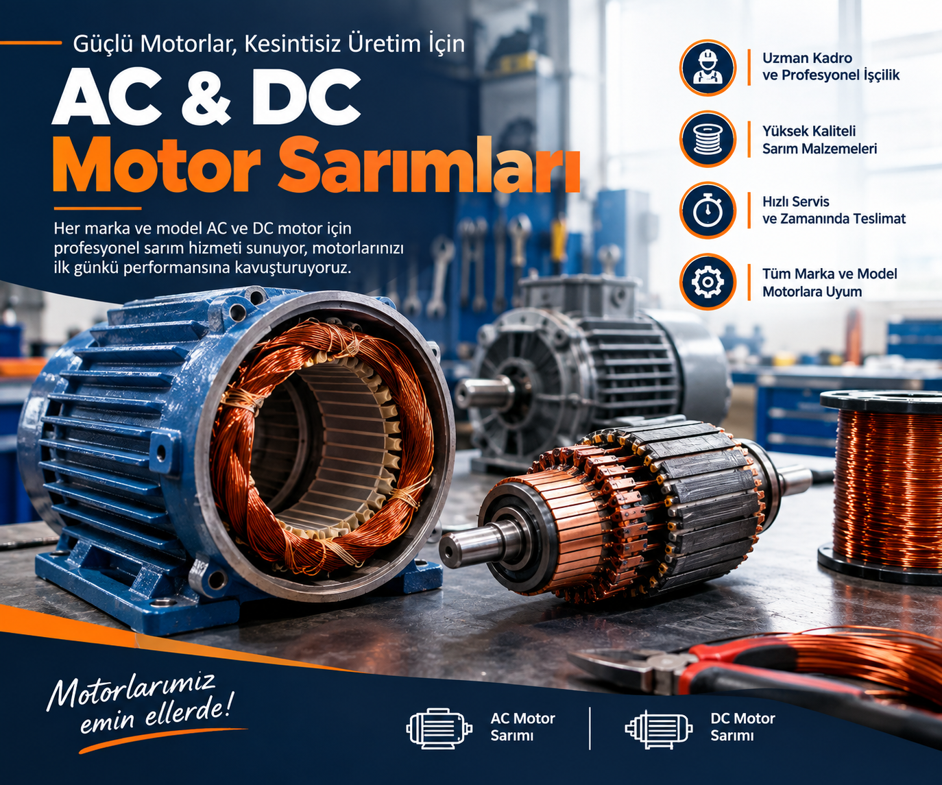 AC & DC Motor Sarımları
